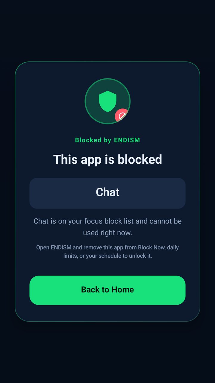 屏蔽页面：此应用已被 ENDISM 屏蔽
